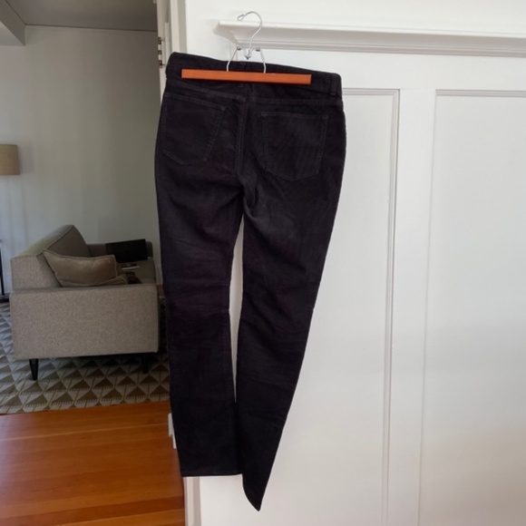 Helmut Lang black skinny corduroy pants 27 NWOT - Picture 4 of 7